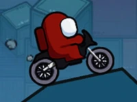 Among Us Bike Race background