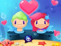 Mermaid My Valentine Crush background