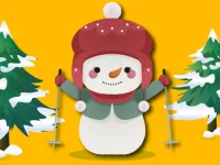 Break The Snowman Xmas background