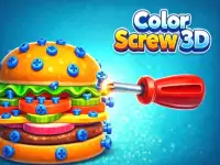 Color Screw 3D background