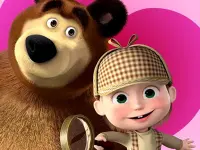 Masha Spot the Differences background