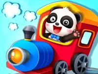 Baby Panda Train Driver background