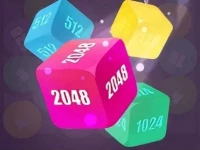 2048 Shoot Merge Number 3D background