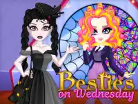 Besties on Wednesday background