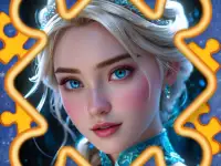 Incredible Princesses and Villains Puzzle background