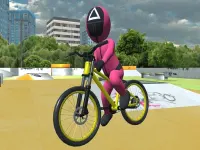 Squid Gamer BMX Freestyle background