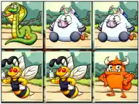 Animals Memo Match background