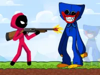 Stickman vs Poppy Army background