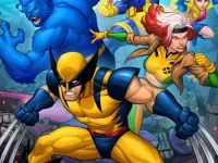 X-Men Battle Jigsaw background