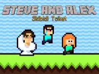 Steve and Alex Skibidi Toilet background