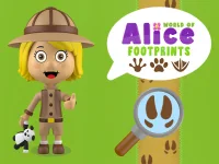World of Alice   Footprints background