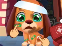 Stray Puppy Pet Care Game background