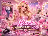 Blush Fashion Girl Room background