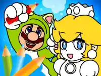 Cheerful Plumber Coloring background