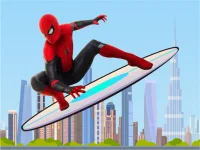 Spiderman Skateboarding background