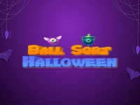 Ball Sort Halloween background