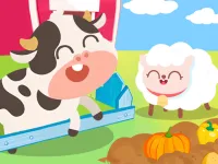 Children Happy Farm DuDu background