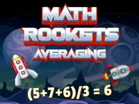 Math Rockets Averaging background