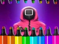 Squid Game Coloring Book s2 background