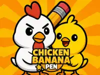 Chicken Banana Pen background
