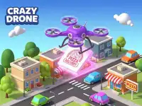 Crazy Drone Pizza Delivery background