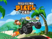 Hill Climb Pixel Car background