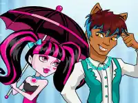 Monster High Couple Dressup background