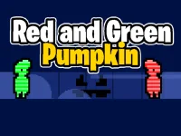 Red and Green Pumpkin background