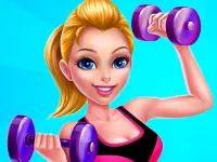 Fitness Girls Dress Up Game background