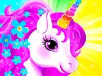 Unicorn Dress Up Girls background