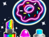 Kids Glow Paint Game background