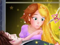 Long Hair Princess Rescue Prince background