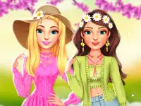 Bffs Spring Break Fashionista background