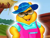 Pooh Dress up background