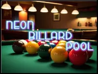 Neon Billard Pool background