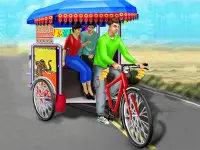 Bicycle Rickshaw Simulator background