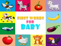 Baby First Words background