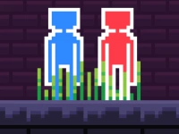 Red Stickman and Blue Stickman background