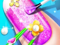 Princess Nail Makeup background
