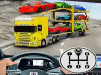 Car Transporter Truck Vehicle Transporter Trailer background