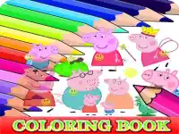Coloring Book for Peppa Pig background