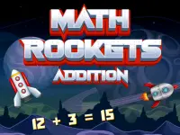 Math Rockets Addition background