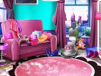 Girly House Cleaning background
