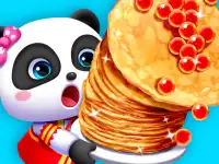 Baby Panda Food Party background