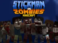 Stickman vs Zombies Minecraft background