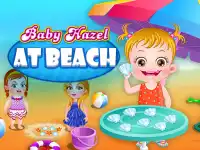 Baby Hazel at Beach background