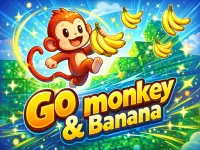 Go monkey & Banana background