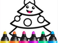 Drawing Christmas For Kids - Draw & Color background