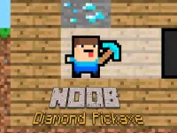 Noob Diamond Pickaxe background
