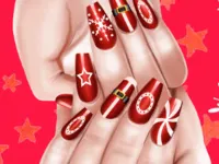 Christmas Fashion Nail Salon background